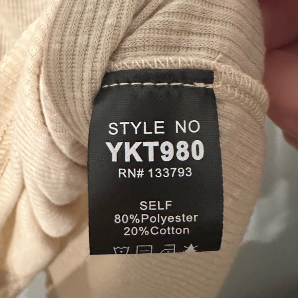 POL Oversized Ribbed Long Sleeve Top - Picture 4 of 5